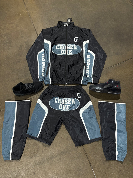 Chosen One BLACK windbreaker set