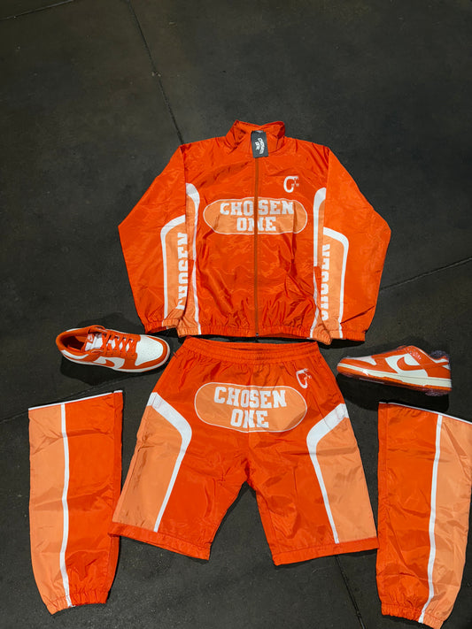 Chosen One Orange windbreaker set